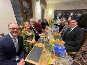 German Guests from the the Lions Club of Schrobenhausen. 