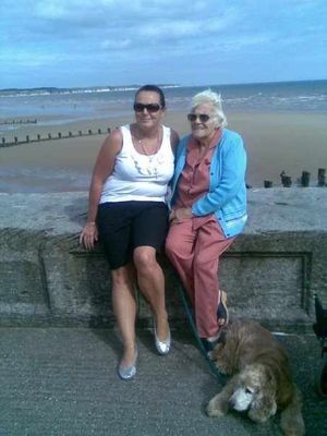 Sally with her mum Kathleen Vernon