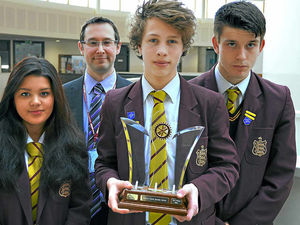 Supporting image for story: Telford academy team's debate success