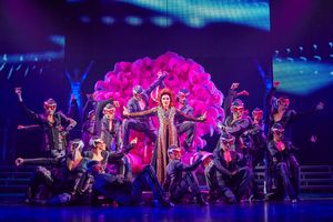 The We Will Rock You cast in action