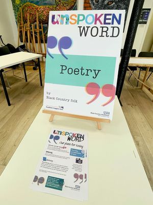 (Un)spoken Word advertising.