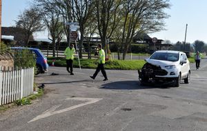 Two cars were involved