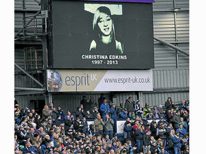Supporting image for story: West Brom fans in emotional tribute to tragic stab victim Christina Edkins, 16