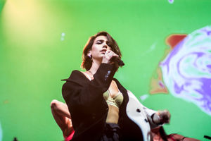 Dua Lipa at Birmingham's Genting Arena. Pic: Emma Turner