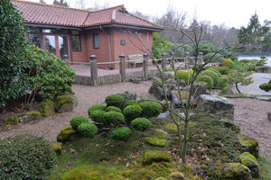 The stunning Japanese garden at Danescourt cemetery, Wolverhampton