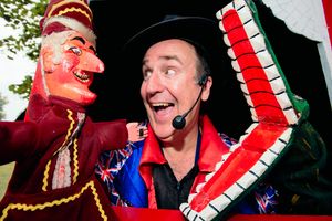 Uncle Brian at Wolverhampton Fiesta in West Park