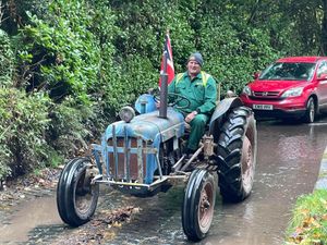 Supporting image for story: Tractor run ploughs ahead to raise funds for charity