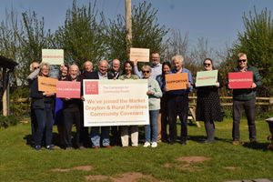 Market Drayton Community Covenant group at Fordhall Organic Farm