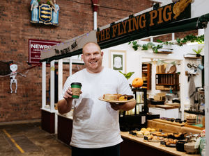 Supporting image for story: Catering team set up shop in Newport Indoor Market  