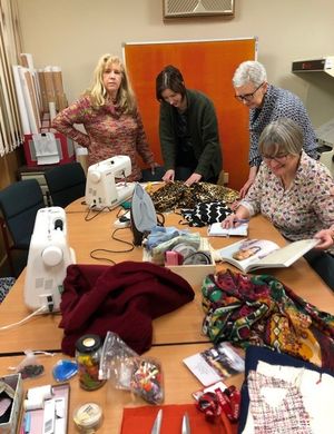 The clothing repair clinic