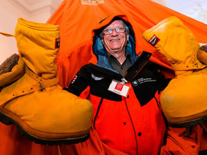 Supporting image for story: Frosty welcome at Shrewsbury exhibition