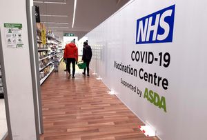 Cape Hill Asda, which has become a vaccination hub