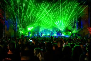 Faithless performing at Ludlow Castle. Picture: Andy Hughes