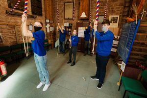 Youngsters will ring the bells of Trinity Church in Meole Brace, Shrewsbury on Saturday 17th April for Prince Philips' Funeral