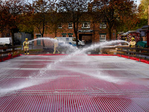 Supporting image for story: Ice rink preparations at visitor attraction
