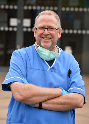 Pharmacist Nigel Dugmore, at Donnington Pharmacy