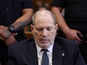 Harvey Weinstein in state court in Manhattan