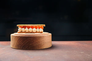 Pretty dishes, intricately presented, give the wow factor