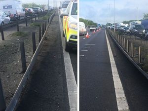 Supporting image for story: M6 barrier repairs complete after drivers face two-hour delays