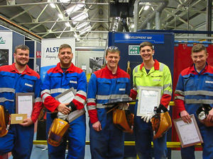 Supporting image for story: Alstom welding pair through to final