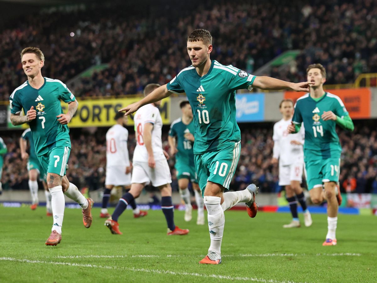 Jamie Donley scores his first Northern Ireland goal to seal win over Luxembourg