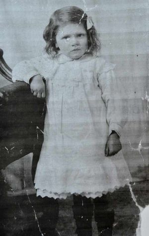 Frances when she was five