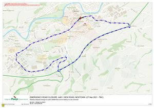 A diversion has been put in place