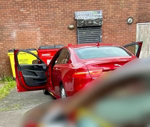 The Jaguar which was allegedly stolen. Picture: WMP Traffic