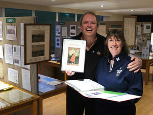 Supporting image for story: Kington Golf Club opens archive for special centenary exhibition