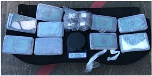 Blocks of cocaine were found in a hide built beneath the rear seats