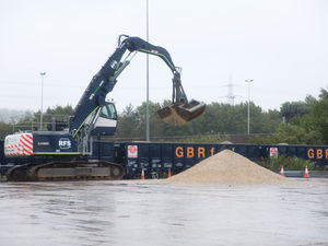 Supporting image for story: Aggregate arrives by freight on HS2 project as part of carbon-cutting scheme