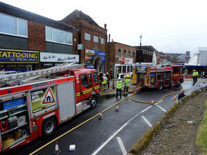 Supporting image for story: Halesowen restaurant fire brings town centre to a standstill