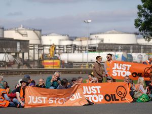 Supporting image for story: Oil terminal protest in Staffordshire ‘not disrespectful’ to Queen, say activists