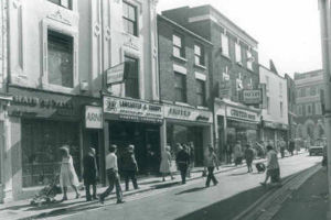 Wolverhampton Street, Dudley, in the mid-1980s