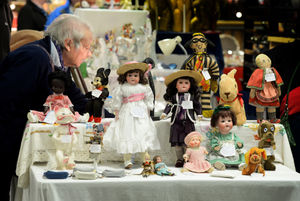 A range of items were on show at the antiques fair in Stafford.