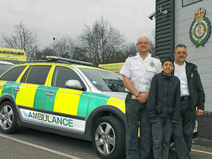 Supporting image for story: Cannock asthma attack boy, 9, thanks life-savers