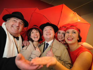 Supporting image for story: Umbrellas at the ready for musical in Telford