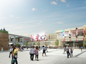 Artwork produced to show off Wolverhampton’s Westside project, which has now been renamed City Centre West