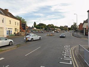 Supporting image for story: Walsall road 'partially blocked' due to crash near McDonalds