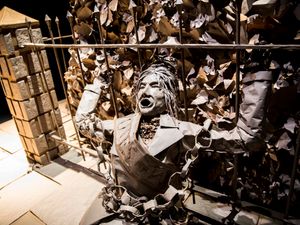 Supporting image for story: Suffragette icons honoured with life-size paper sculptures in Birmingham exhibition