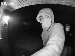 Supporting image for story: Police investigating burglary 'would like to speak to' person in doorbell image