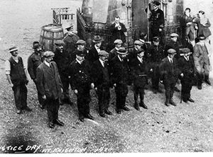 Armistice Day 1920 at Knighton