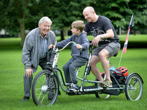 Supporting image for story: How unique tandem tricycle is helping Black Country boy with rare condition
