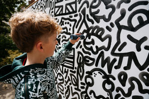 Joe became world-famous for his doodling