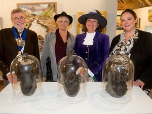 Supporting image for story: Weston Park welcomes Shropshire’s High Sheriff to art exhibition