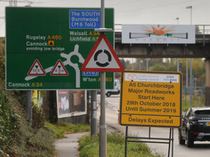 Supporting image for story: Cannock roadworks set to get worse - and last for 72 weeks