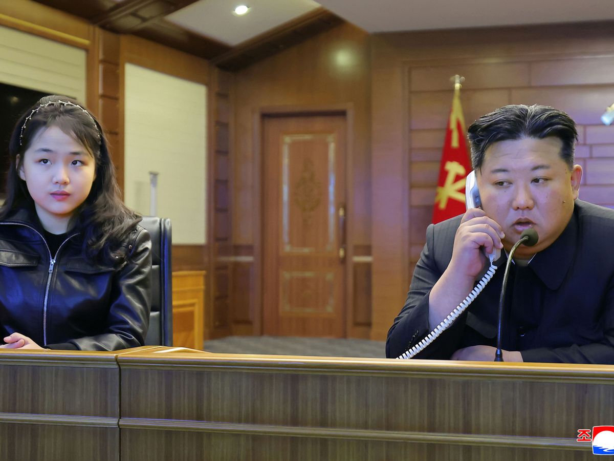 North Korean leader watches cruise missile tests alongside daughter