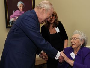 Supporting image for story: King and Queen meet Holocaust survivors on memorial day