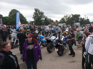 Supporting image for story: World record set as 1,132 women bikers join Shropshire event
