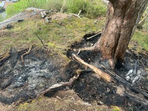 Despite recent rain, areas are still very dry, firefighters have said. Picture: Bridgnorth Fire Station.